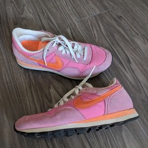 nike cortez pink and orange